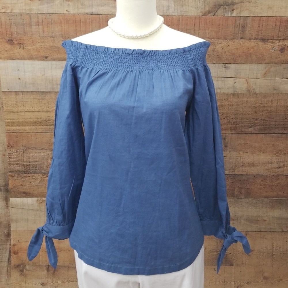 Loft off shoulder shirt